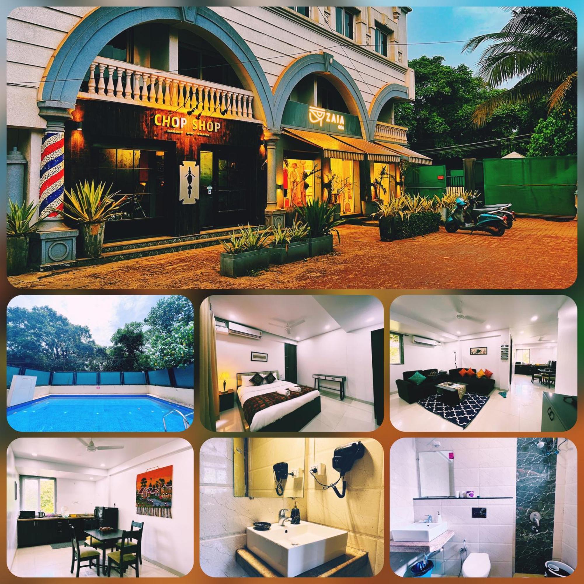 Luxurious Nirvana Apartments Vagator Exterior photo